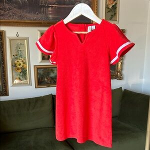 Janie and Jack Red Terry Cover Up